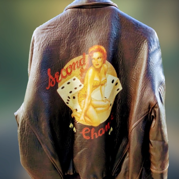 The Cockpit Type A-2 Hand Tanned Leather Men’s Bomber Jacket - Picture 2 of 15